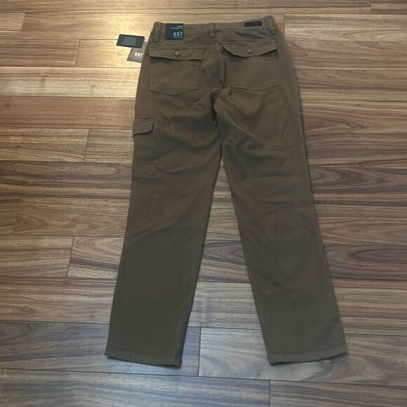 KUT from the‎ kloth brown straight leg jeans ankle length hiking outdoor - Picture 7 of 8
